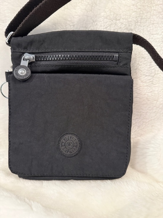 Kipling Handbags - Kipling Black Nylon Crossbody Bag Small Travel Organizer Zip Pockets